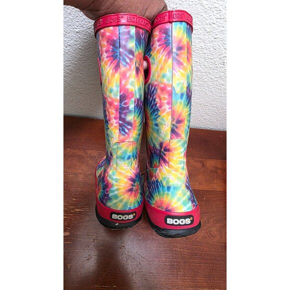 Bogs Kids Tie-Dye Rain Boots Waterproof Neoprene Insulated Durable Rubber Size 1 - Picture 4 of 8